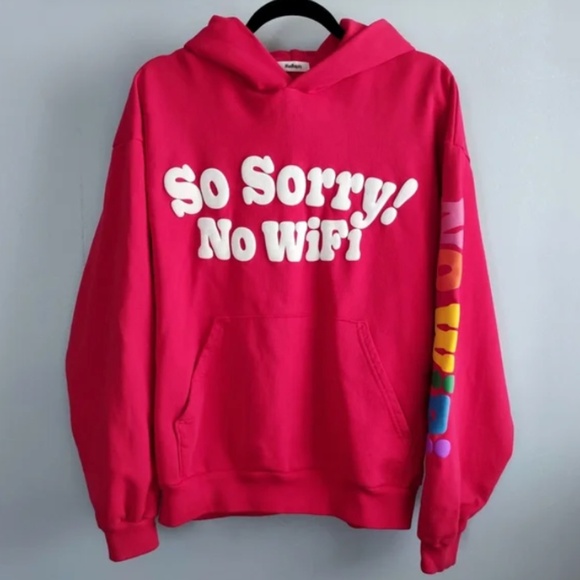 MADHAPPY So Sorry No Wifi Hoodie - Picture 1 of 4